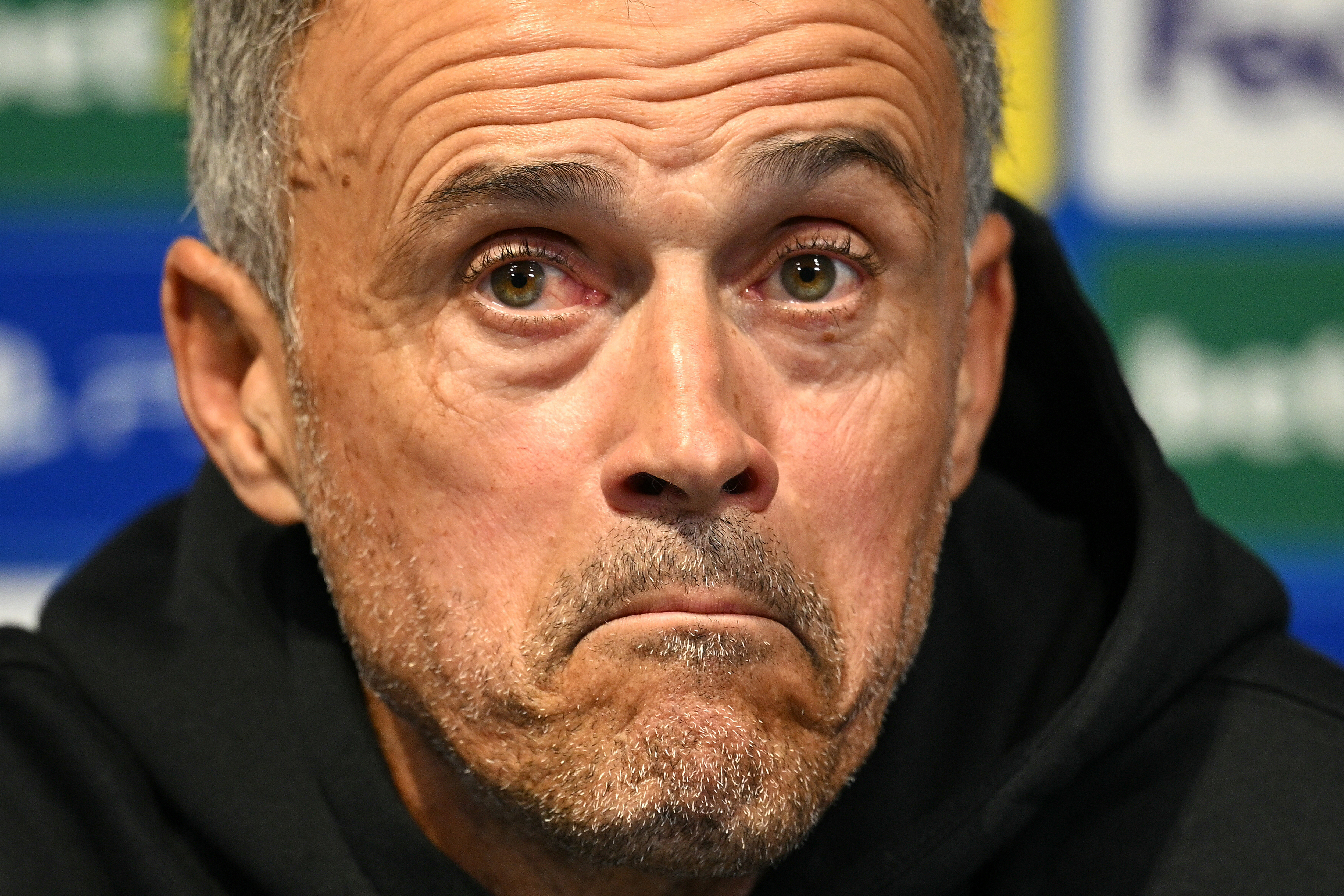Paris Saint-Germain's Spanish head coach Luis Enrique.