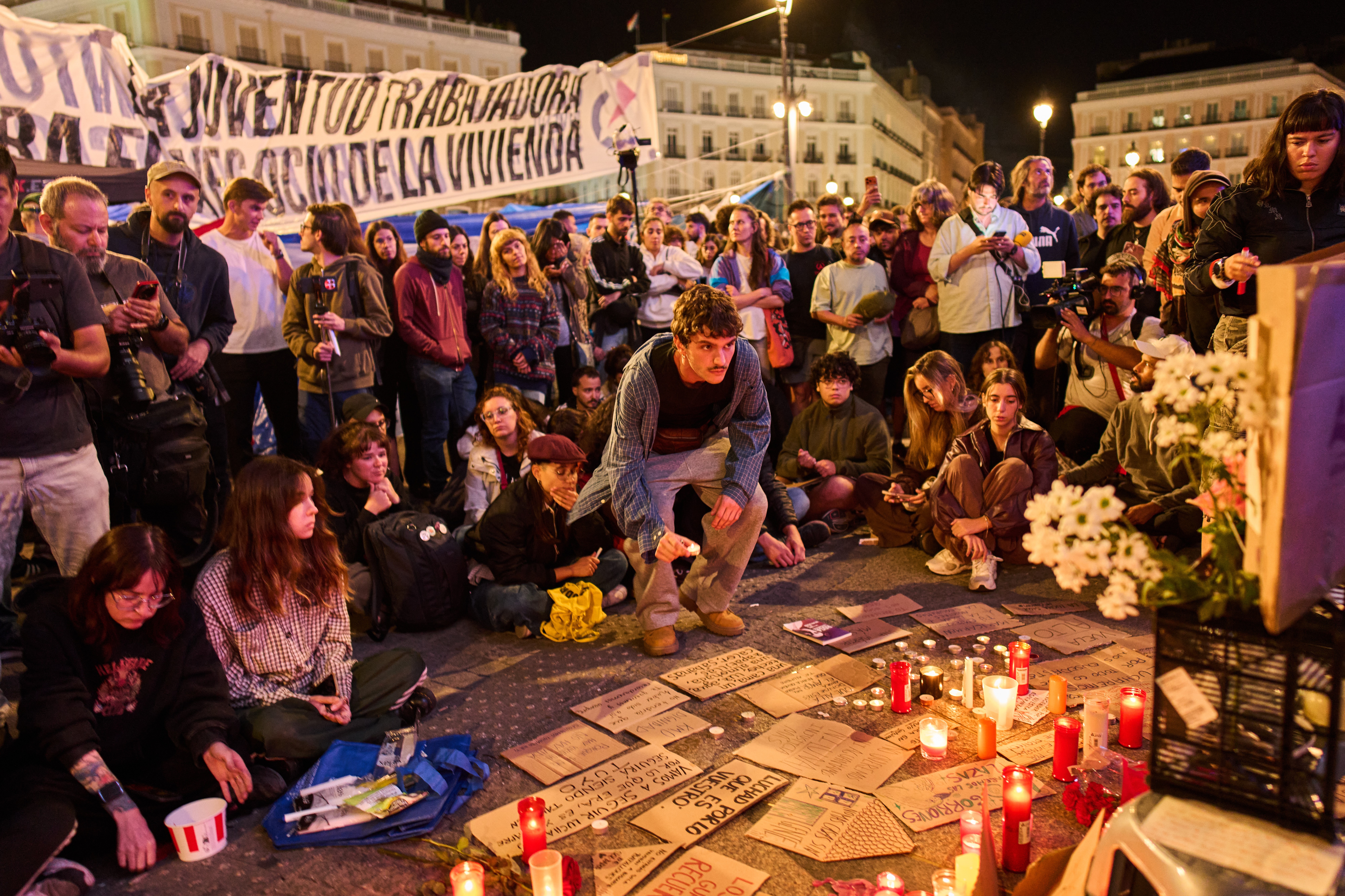 Protests erupt after 87-year-old evicted woman dies in Madrid