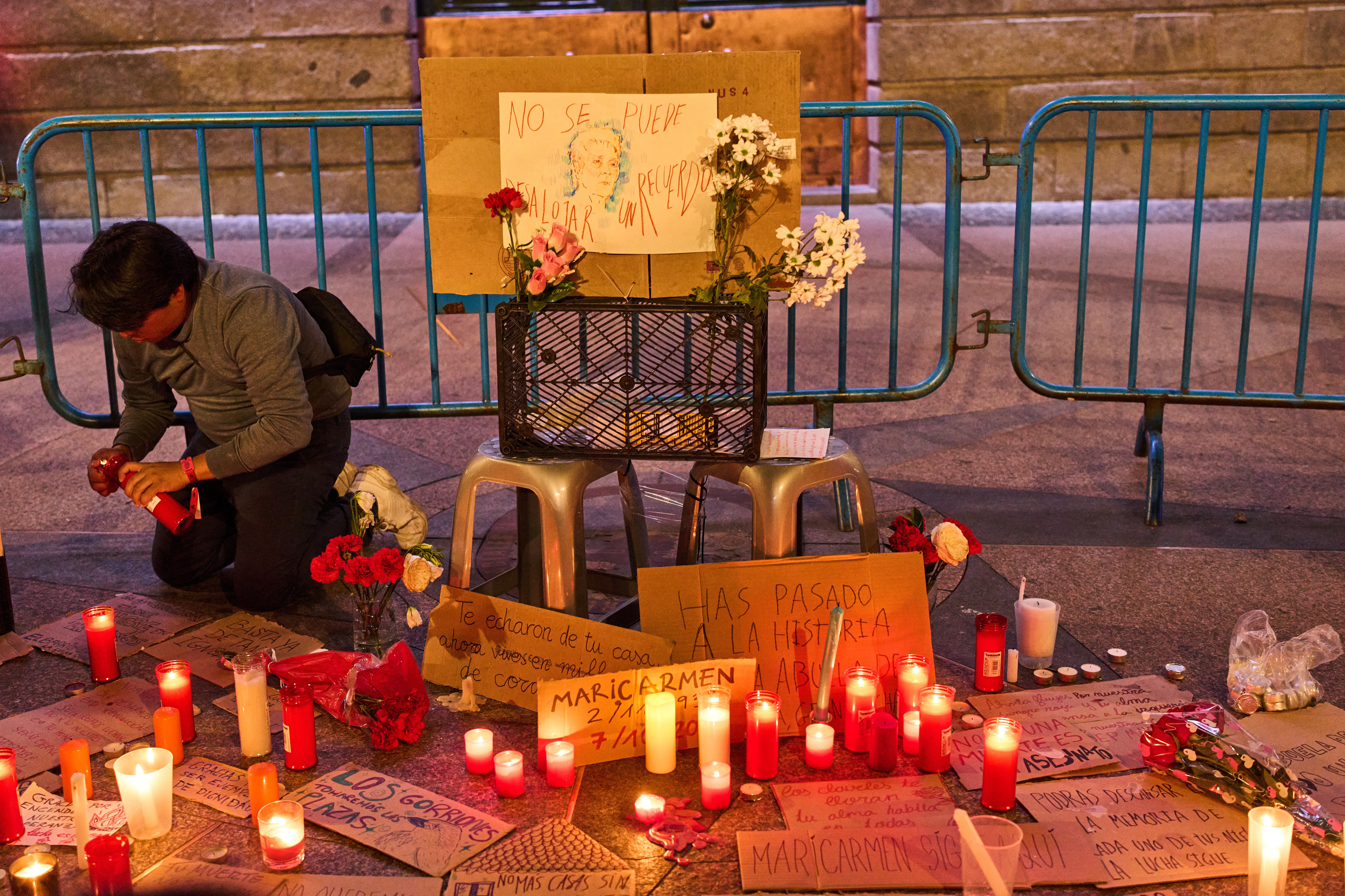 Protests erupt after 87-year-old evicted woman dies in Madrid