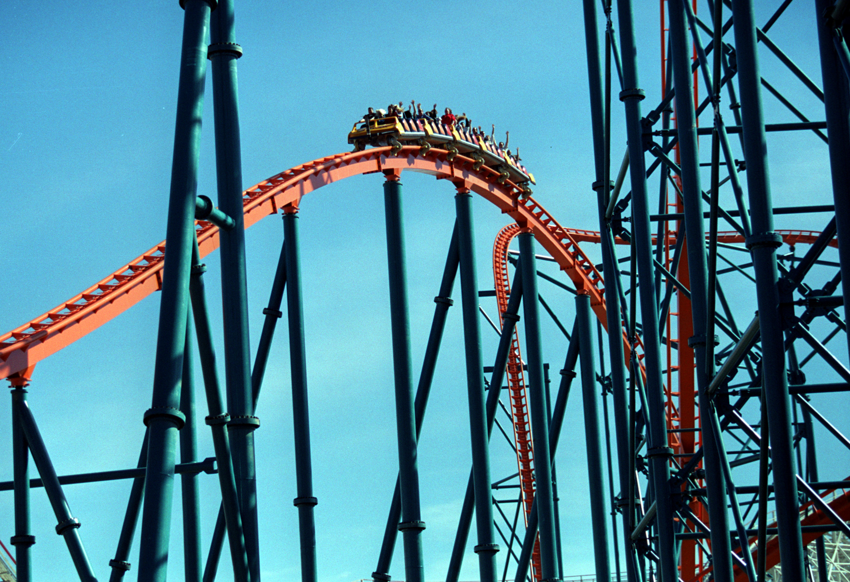 Roller coaster riders