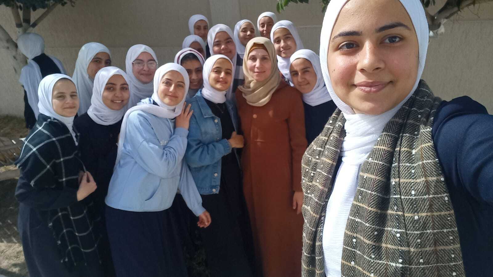 15 girls at a Gaza school before Oct 7, 2023