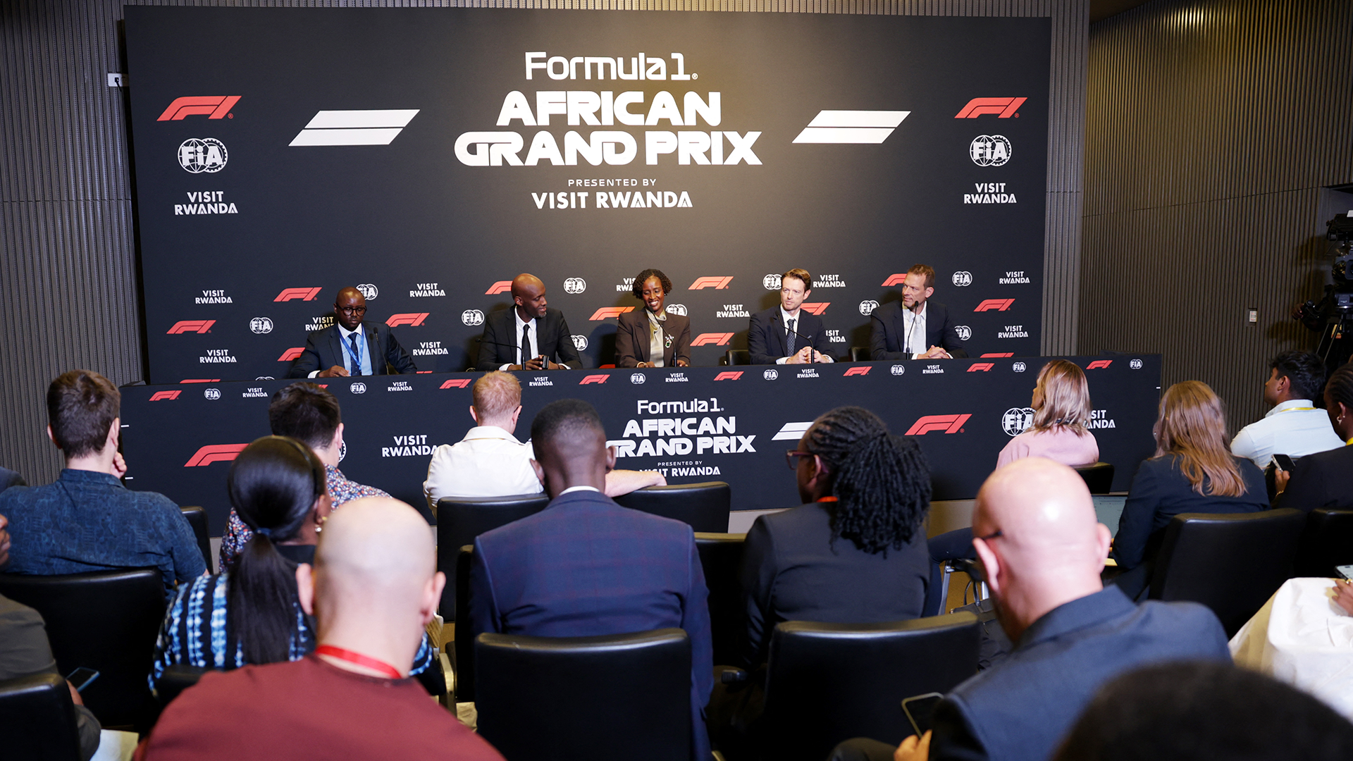 Formula One Press Conference - BK Arena - Kigali, Rwanda - October 13, 2026