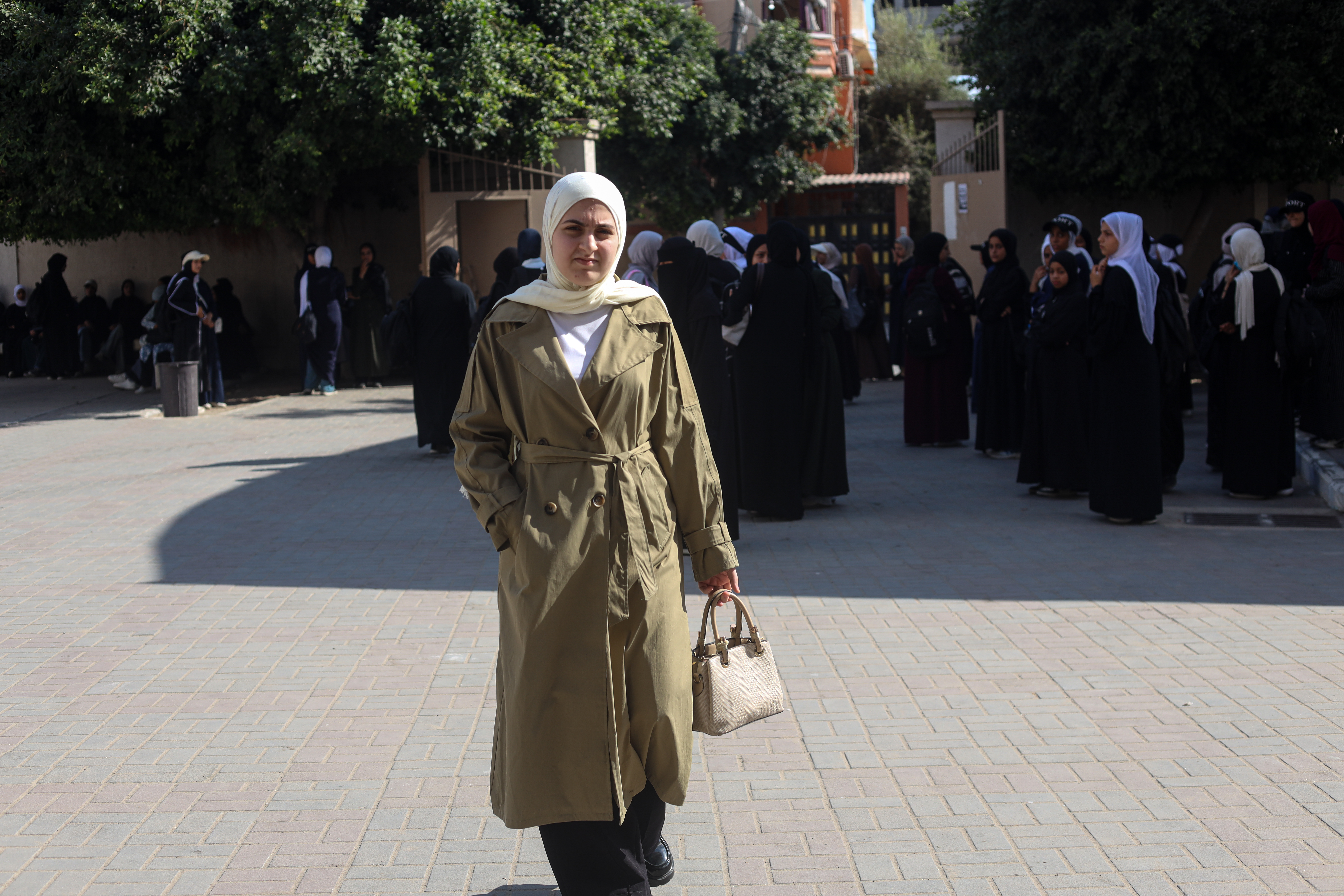 Yasmin Abu Zaid survived a strike on her family's home that left her with shrapnel wounds to her chest. After losing around 18 months of education, she returned to study psychology, hoping to help children affected by trauma