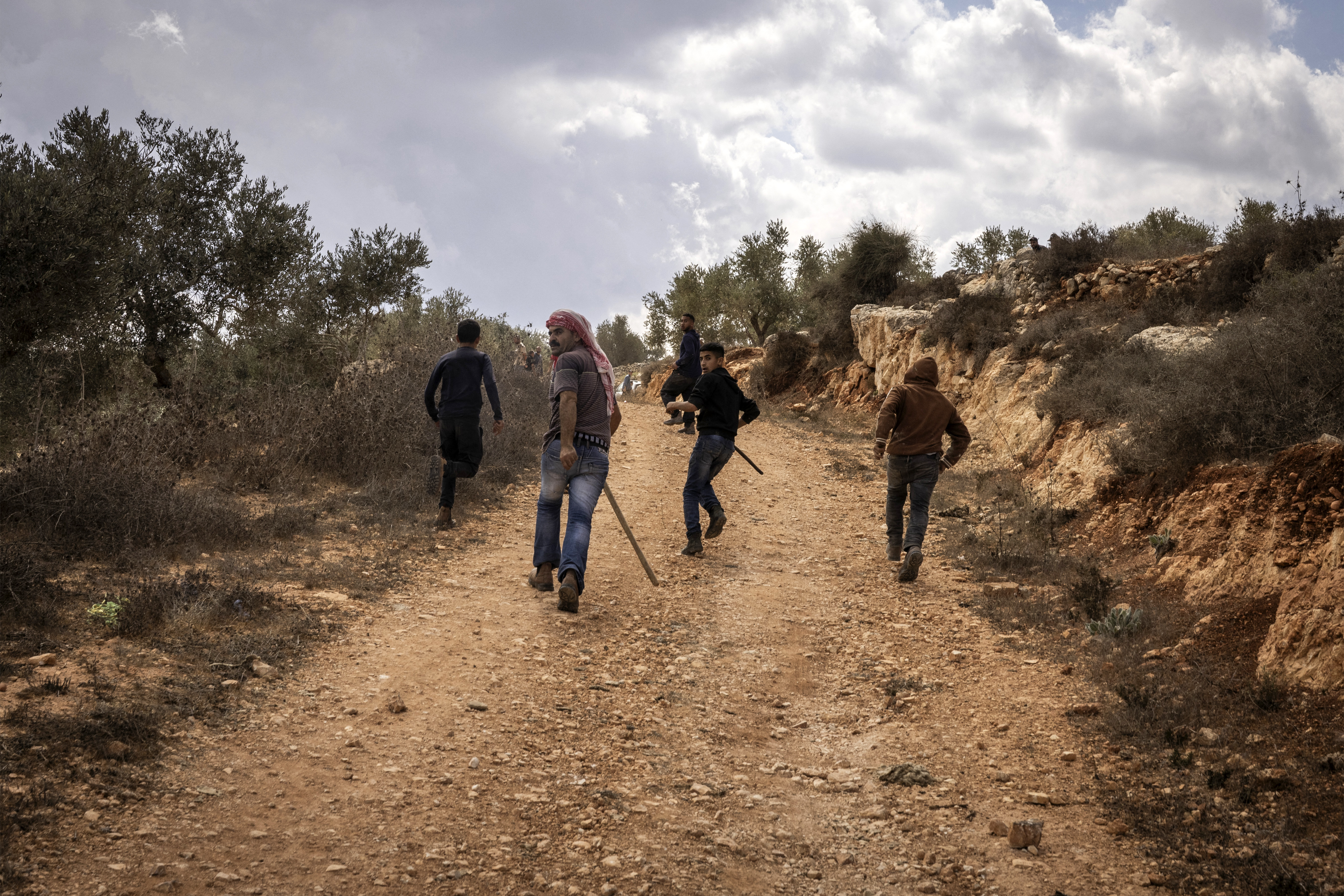 Palestinian men