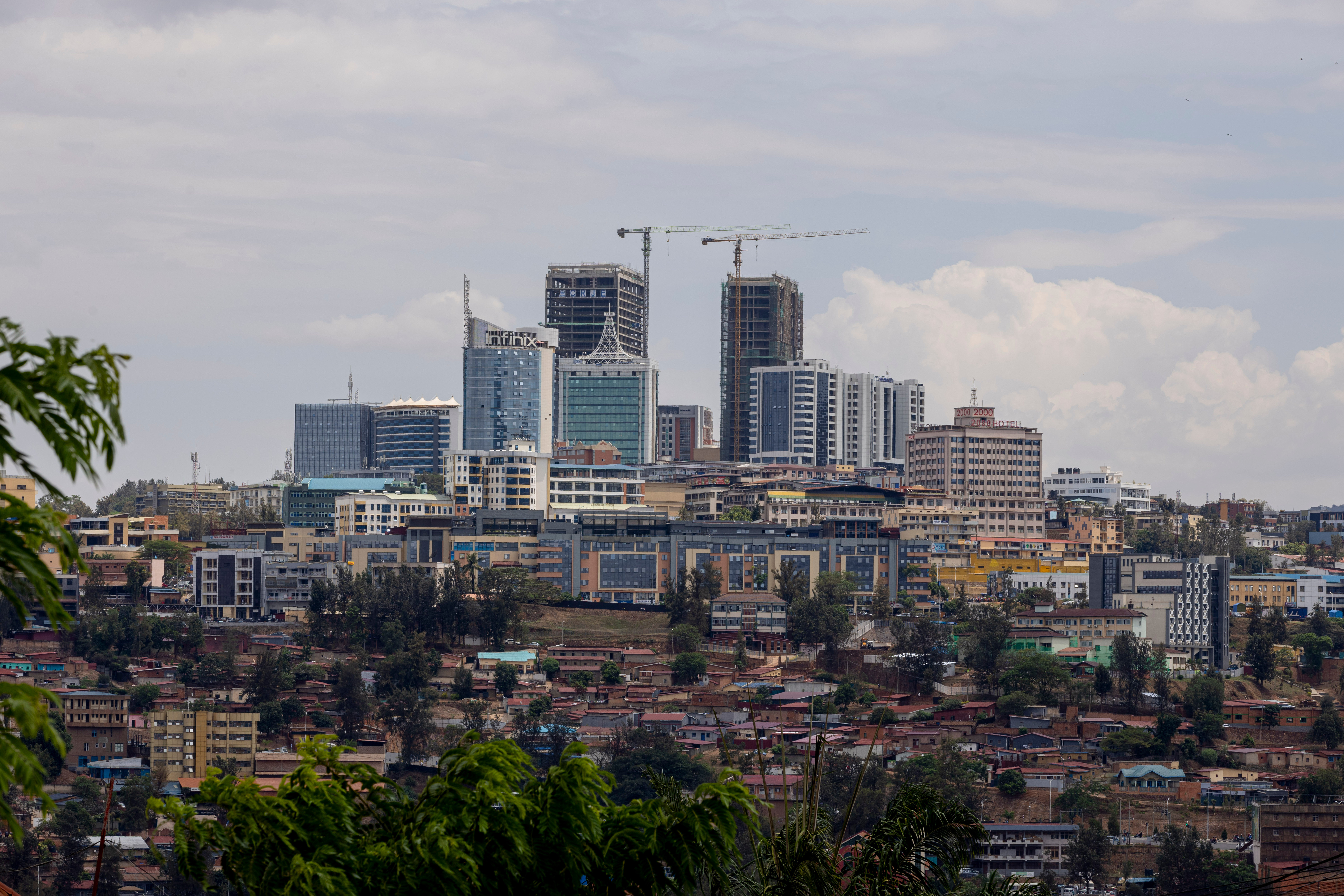 A view of the Kigali, Rwanda, Tuesday, Oct. 13, 2026. (AP Photo/Yuhi Irakiza)