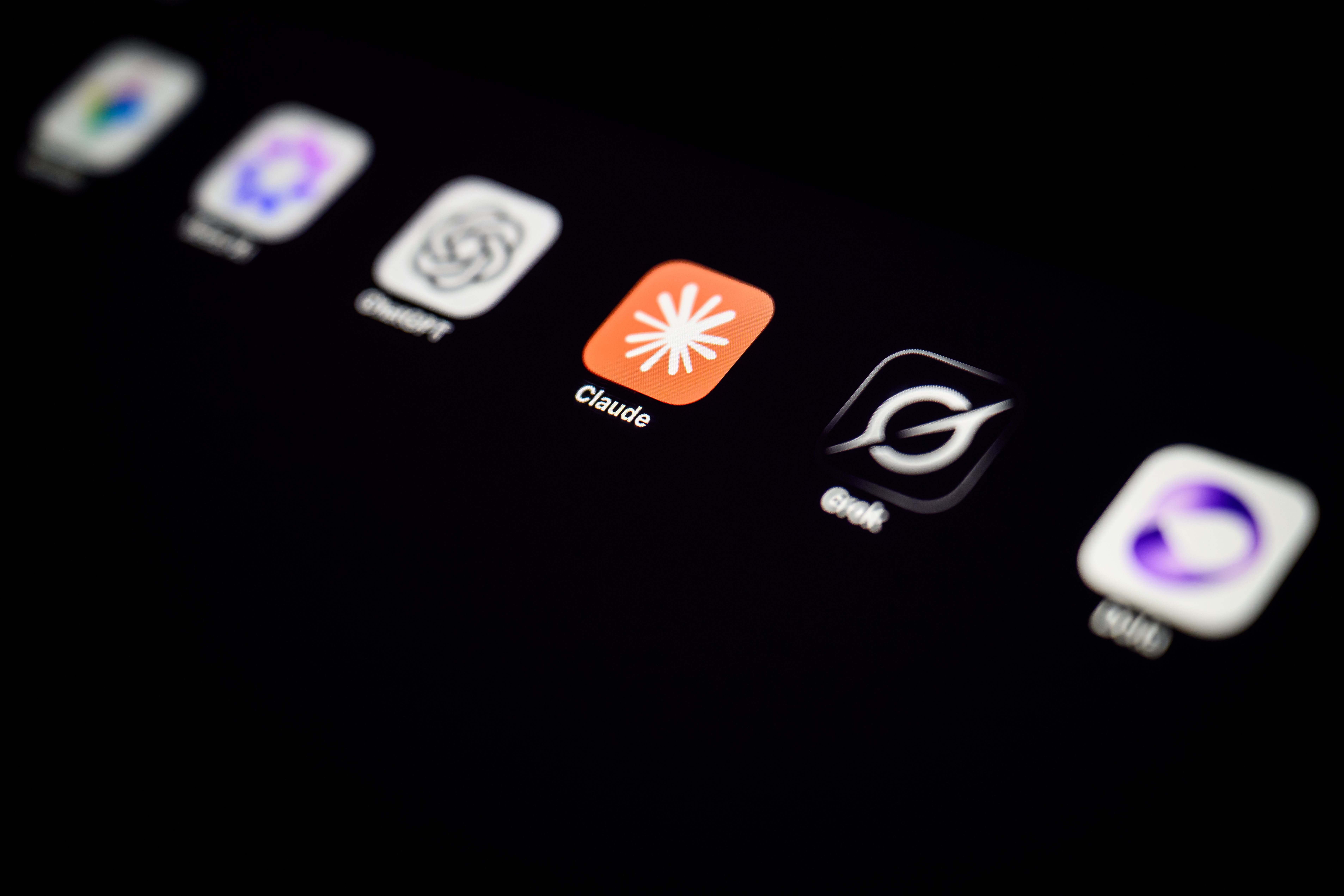 LONDON, ENGLAND - SEPTEMBER 16: In this photo illustration, the icon for the AI app "Claude" by Anthropic is highlighted alongside other rival products on the screen of a tablet device on September 16, 2026 in London, England. (Photo illustration by Leon Neal/Getty Images)